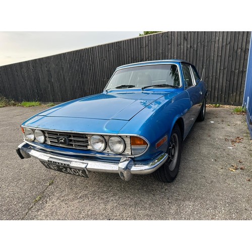 7 - 1971 Triumph Stag
Registration number YWF 240K
Chassis number LD26070
Engine number 11A0146287
Tahit...