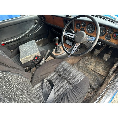 7 - 1971 Triumph Stag
Registration number YWF 240K
Chassis number LD26070
Engine number 11A0146287
Tahit...