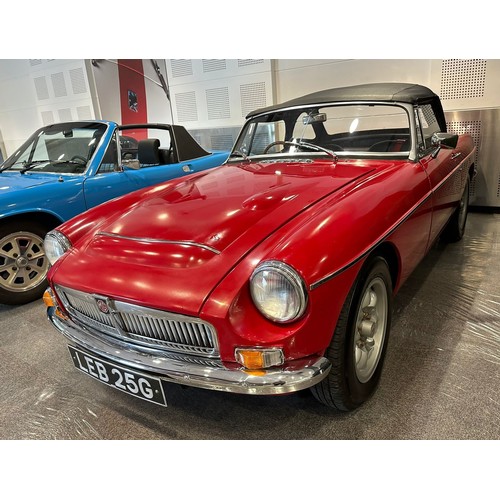 1968 MG C Downton Roadster Registration number LEB 25G Tartan red with ...