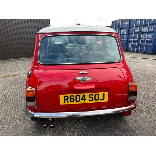 37A - 1997 Rover Mini Cooper MPi
Best bid to be submitted
Registration number R604 SOJ
Red with a white ro...