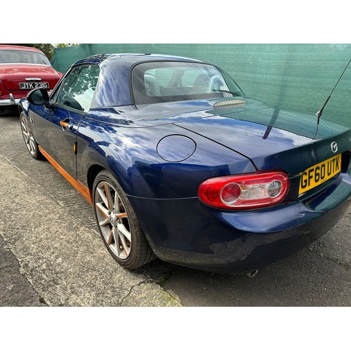 16A - 2010 Mazda MX5 N6 Series 2
Registration number GF60 UTK
Blue
6 speed
Power hardtop
Bose sound 
Bough...