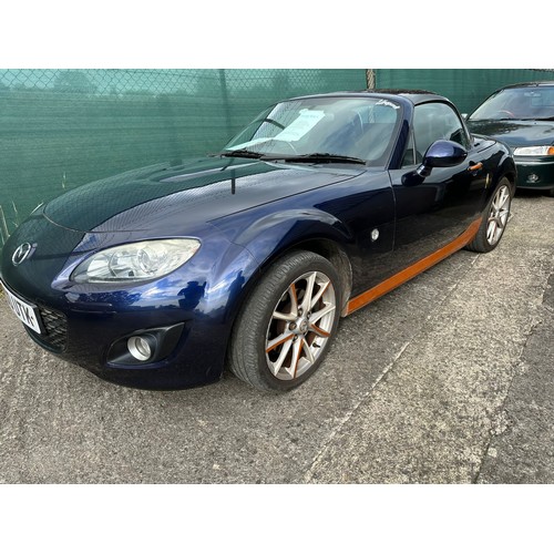 16A - 2010 Mazda MX5 N6 Series 2
Registration number GF60 UTK
Blue
6 speed
Power hardtop
Bose sound 
Bough...