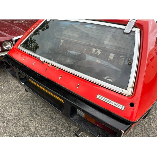 33 - 1977 Lotus Elite 503
Registration number UFK 133R
Chassis number 7704/1027A
Engine number DL77703136...