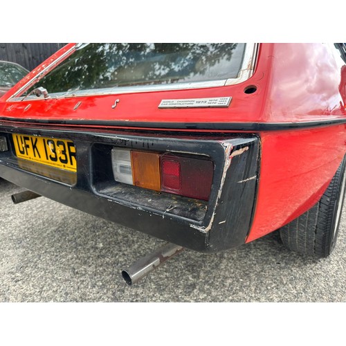 33 - 1977 Lotus Elite 503
Registration number UFK 133R
Chassis number 7704/1027A
Engine number DL77703136...