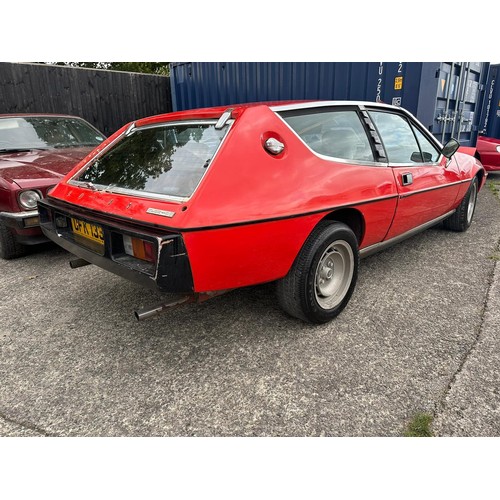 33 - 1977 Lotus Elite 503
Registration number UFK 133R
Chassis number 7704/1027A
Engine number DL77703136...