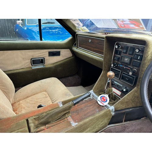 33 - 1977 Lotus Elite 503
Registration number UFK 133R
Chassis number 7704/1027A
Engine number DL77703136...