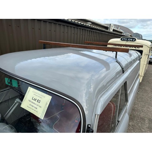 63 - 1969 Bedford CA Van
Registration number SRD 146H
Chassis number 865709V831889
Grey with a red interi... 