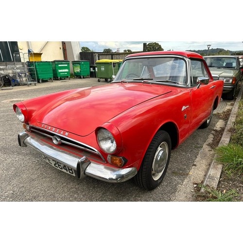 61 - 1964 Sunbeam Alpine
Registration number CPE 264B
Red with a black interior
Long term family ownershi... 