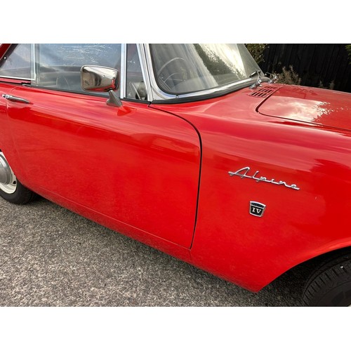 61 - 1964 Sunbeam Alpine
Registration number CPE 264B
Red with a black interior
Long term family ownershi... 