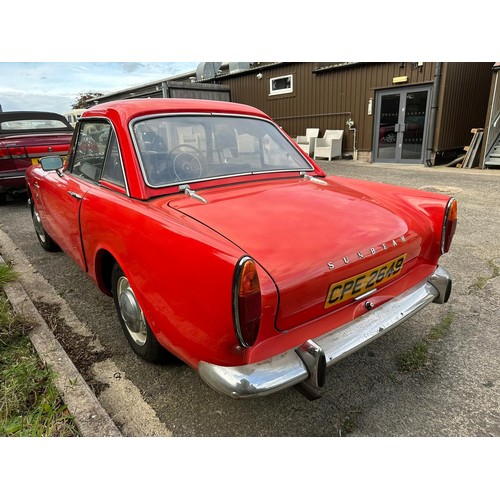 61 - 1964 Sunbeam Alpine
Registration number CPE 264B
Red with a black interior
Long term family ownershi... 