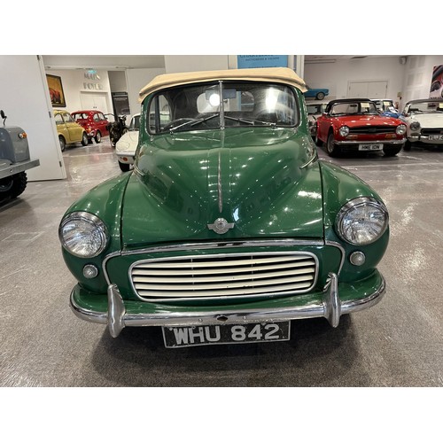 25 - 1956 Morris Convertible
Registration number WHU 842
Chassis number FCF11/405659
Engine number 10WA-U...