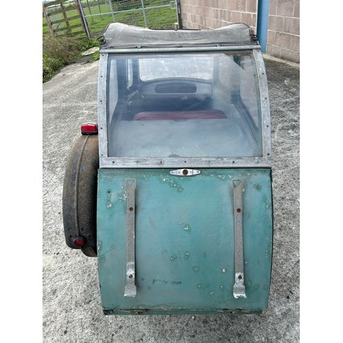 56 - A sidecar chassis and body, previously fitted to a Sunbeam S7...