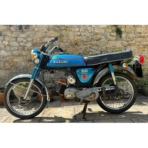 1977 Suzuki AP50 Registration number OSB 119R Chassis number 41422