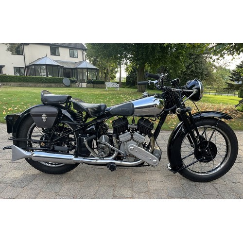 1937 Brough Superior SS80 Registration number EWA 681 Frame number M8 ...