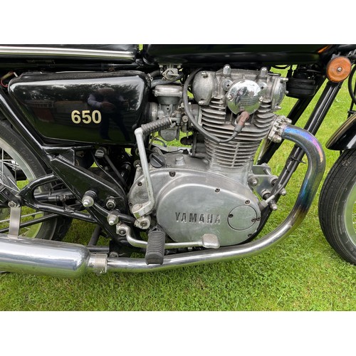 1981 Yamaha XS650 Registration number UKX 517W Frame number