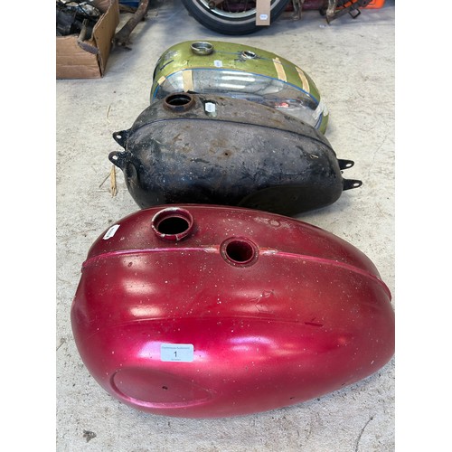 1 - A BSA petrol tank, and two others (3)...