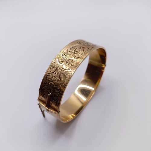 806 - A  gold plated  bangle