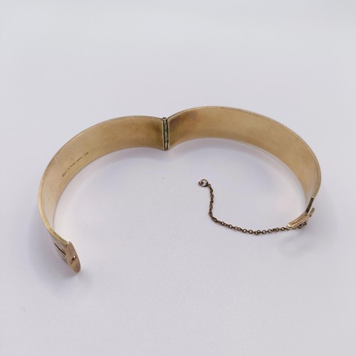 806 - A  gold plated  bangle