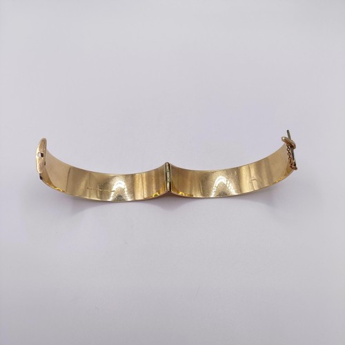 806 - A  gold plated  bangle