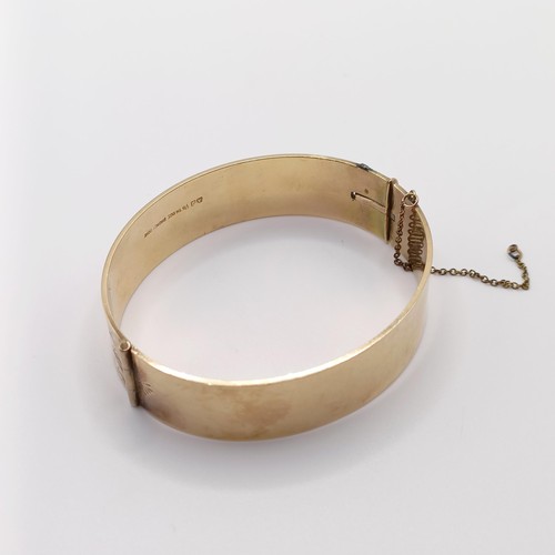 806 - A  gold plated  bangle