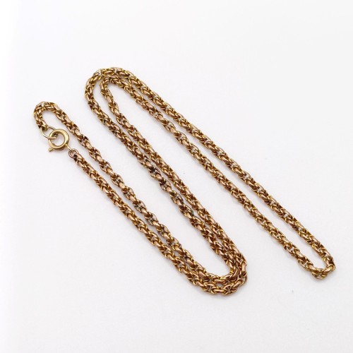 694 - A 9ct gold chain, 7.7 g