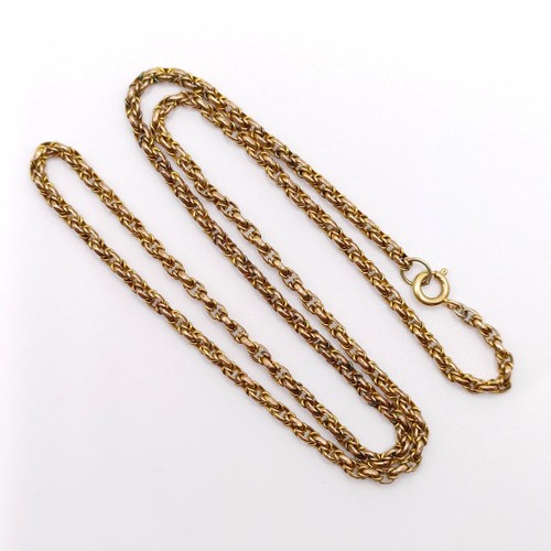 694 - A 9ct gold chain, 7.7 g