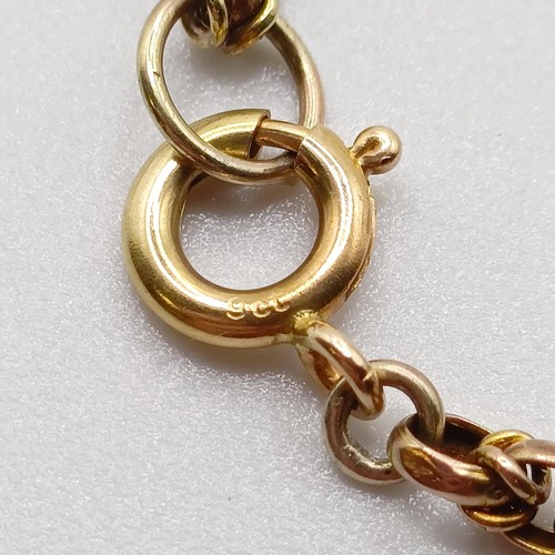 694 - A 9ct gold chain, 7.7 g