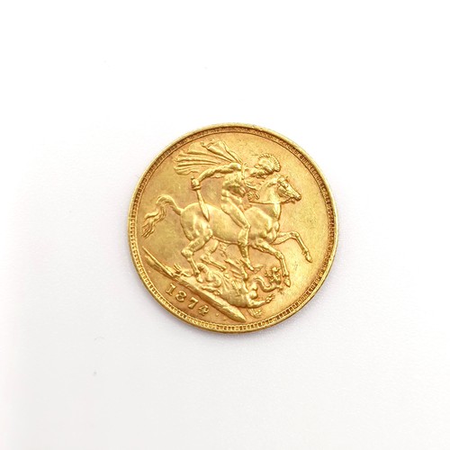 762 - A Victorian gold sovereign, 1874