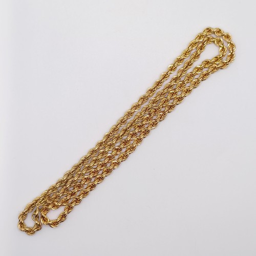 900 - A 9ct gold chain, 21.9 g