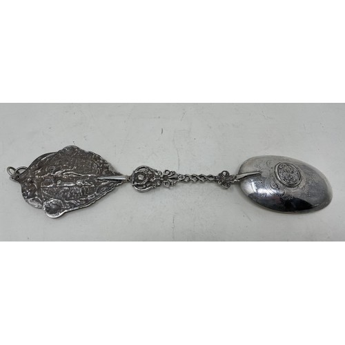 1291 - A Dutch silver coloured metal spoon, 4.5 ozt  Provenance:  Sold on behalf of the Tenovus Cancer Care... 