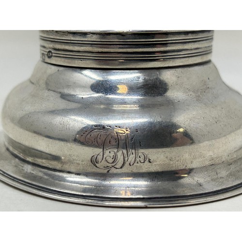 1289 - A George III silver wine funnel, marks rubbed, 2.7 ozt