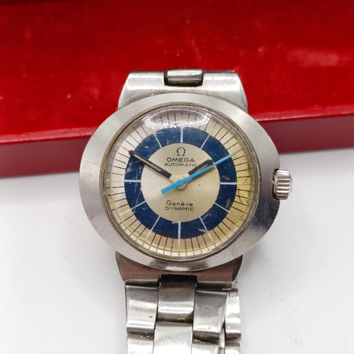 1012 - A 1970s ladies stainless steel Omega Automatic wristwatch, in a later Omega box