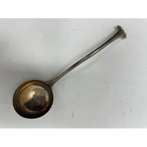 1378 - An 18th century Irish silver ladle