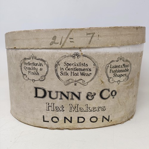 1420 - A Dunn & Co moleskin top hat, boxed, and a christening gown (2)