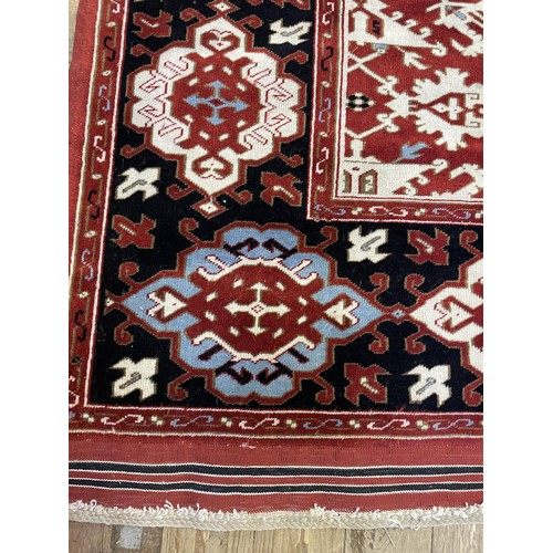 1588 - An Anatolian Oushke carpet, 287 x 200 cm