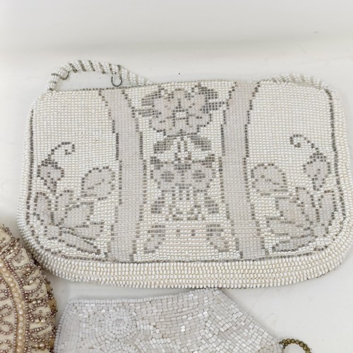 1431 - A 1920s beadwork handbag, another, and a purse (3)