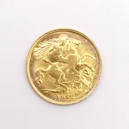 958 - A George V gold half sovereign, 1912