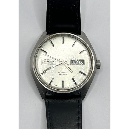 618 - A gentlemen's stainless steel Tissot Automatic Seastar wristwatch