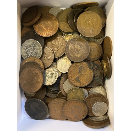 23 - Assorted half crowns and other coins (qty)