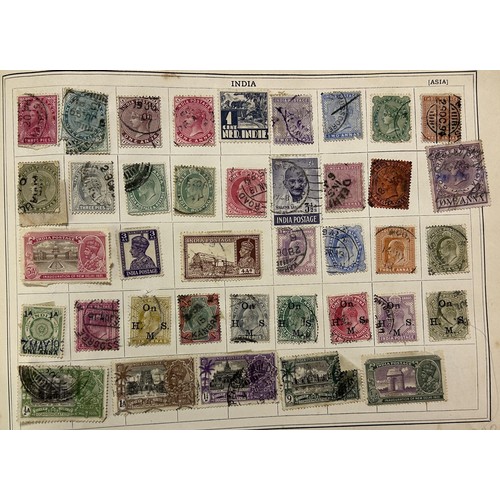 104 - Assorted Commonwealth stamps, QVR onwards, in four albums and a small group of postal history (box)