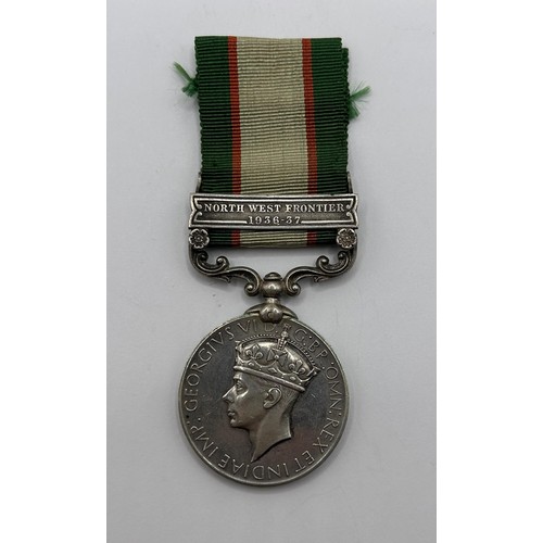 58 - An India General Service Medal, awarded to 14073 Sepoy Mohd Yusaf 3-12 FFR, with a North West Fronti... 