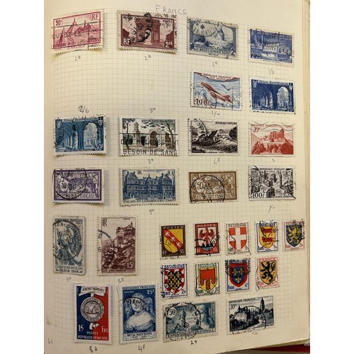 84 - Assorted stamps, mostly GB, to include penny reds and 2d blues, in two albums