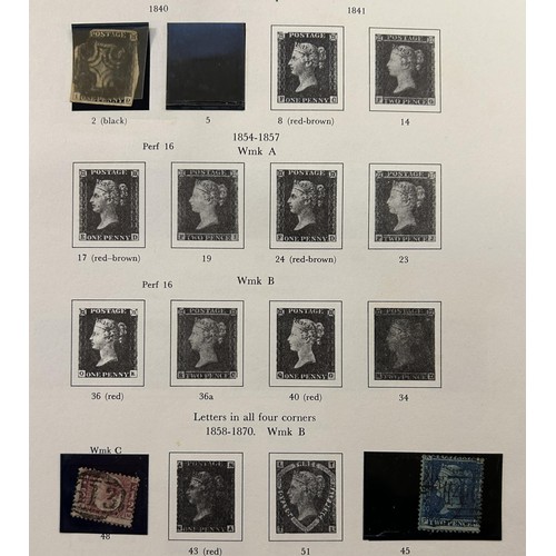 121 - A GB album of stamps, to include a penny black, penny reds and assorted first day covers in an album... 