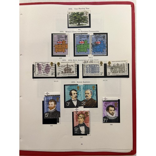 121 - A GB album of stamps, to include a penny black, penny reds and assorted first day covers in an album... 