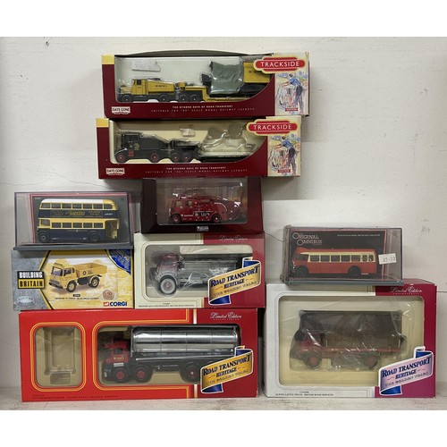 133 - A Days Gone By Trackside Truck and Trailer, boxed, and assorted boxed die-cast model trucks