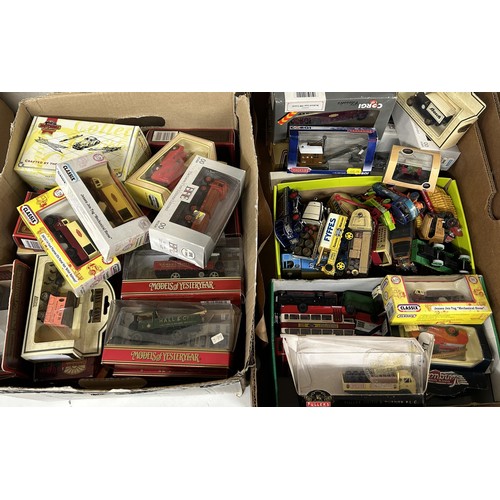 134 - Assorted Models of Yesteryear model trucks, boxed and unboxed (2 boxes)