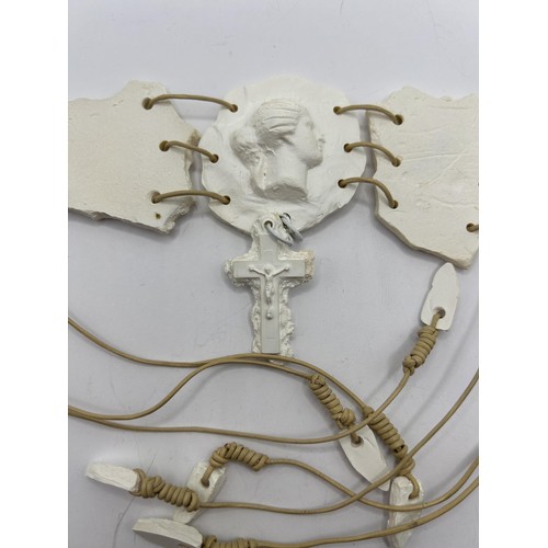 584 - A Jean Paul Gaultier plaster intaglio style necklace