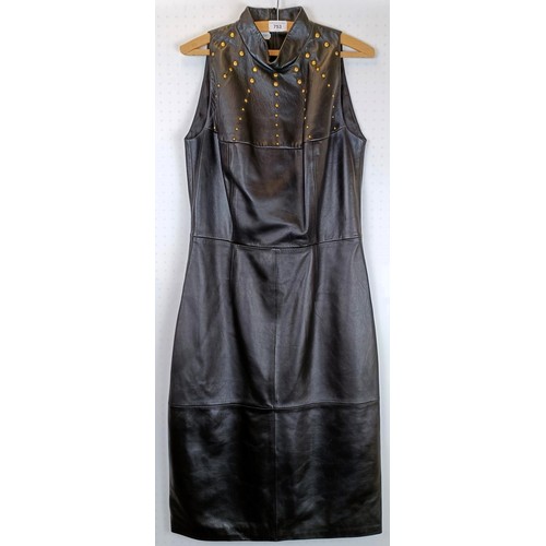 753 - A Versace leather studded dress