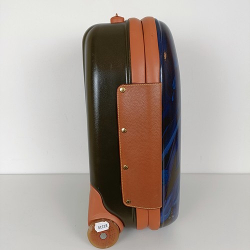 745 - A Brics suitcase, with an abstract pattern