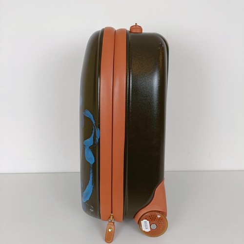 745 - A Brics suitcase, with an abstract pattern